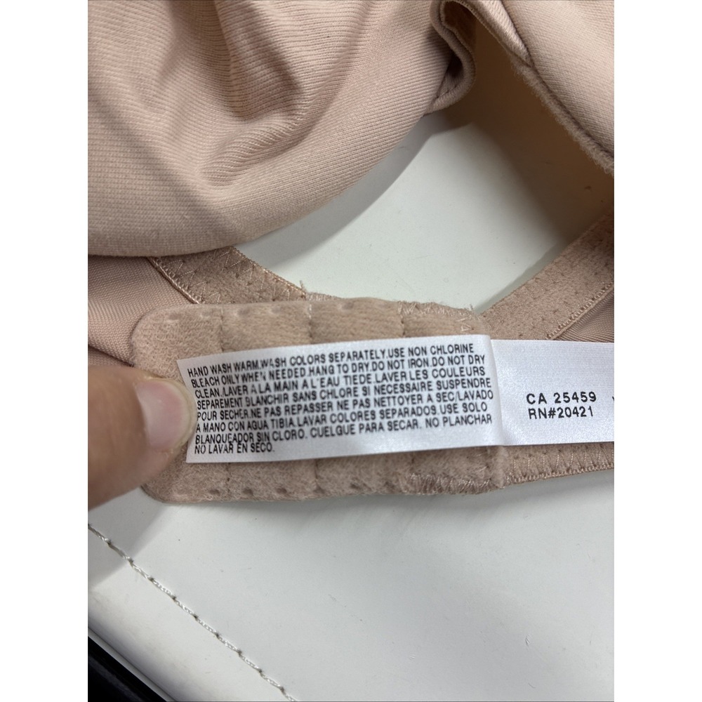 WACOAL Body Suede Size 32C Beige Nude Unlined Pearls Underwire Bra Style: 85813 - Picture 15 of 16